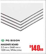 PG Bison Masonite Board 3.2mm x 2440mm x 1220mm-Each