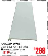 PVC Fascia Board (9mm x 225mm x 6m)