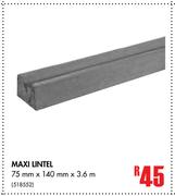 Maxi Lintel (75mm x 140mm x 3.6m)