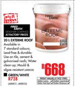 Fired Earth Extreme Roof-20Ltr