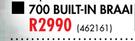 Megamaster 1M Contractor 700 Built In Braai