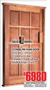 Solid Doors 12 Panel Pre Hung Door-2032mm x 1200mm
