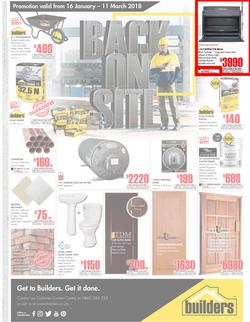 Builders East London : Back On Site (16 Jan - 11 March 2018), page 1