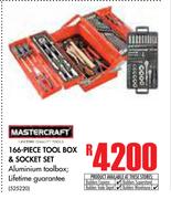 Mastercraft166-Piece Tool Box & Socket Set