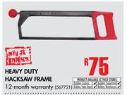 Heavy Duty Hacksaw Frame