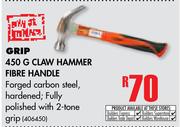 Grip 450G Claw Hammer Fibre Handle
