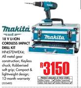 Makita 18V Li-Ion Cordless Impact Drill Kit