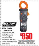 Major Tech 400A Digital Clamp Meter