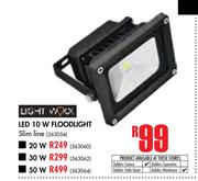 Light Worx LED 50W Floodlight Slim Line