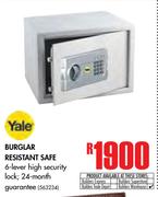Yale Burglar Resistant Safe