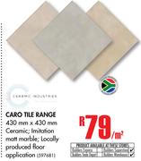 Caro Tile Range-Per Sqm