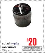 Splash Works Gas Cartridge 190g
