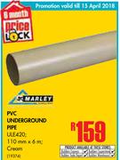 Marley PVC Underground Pipe