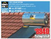 Builders Pride 100Ltr Solar Geyser