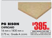PG Bison Chipboard 16mm x 1830mm x 2.75m-Each