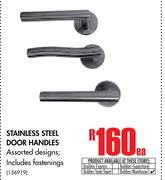 Stainless Steel Door Handles-Each