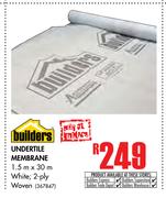 Builders Undertile Membrane