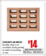 Concrete Air Bricks
