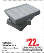 Concrete Window Sills(180mm x 510mm)-Each