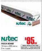 Nutec Fascia Board (10mm x 225mm x 3m)-Each
