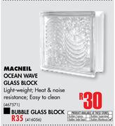 Macneil Bubble Glass Block