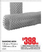 Diamond Mesh (1.8mm x 75mm x 1200mm x 30m)-Each