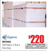 Gyproc (12.5mm x 1.2m x 3m)