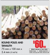 Round Poles And Tanalith-Each