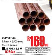 Copper-tube 15mm x 5500mm-Each