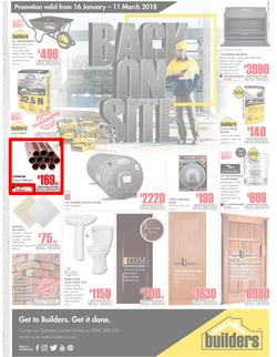 Builders FreeState : Back On Site (16 Jan - 11 March 2018), page 1