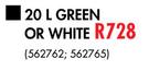 Duram Weather Roof Green/White-20Ltr