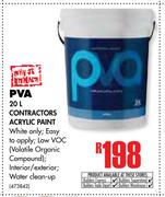 PVA Contractors Acrylic Paint-20Ltr