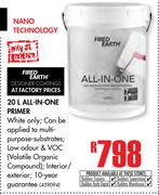 Fired Earth All-In-One Primer-20Ltr