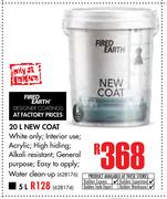 Fired Earth New Coat-5Ltr