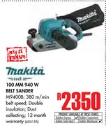 Makita 100MM 940W Belt Sander M9400B