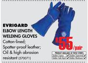 Evrigard Elbow Length Welding Gloves-Per Pair