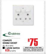 Crabtree Complete 1-Lever Switch