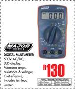 Major Tech Digital Multimeter
