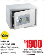 Yale Burglar Resistant Safe