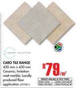 Caro Tile Range-Per Sqm