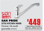 San Pride Style Kitchen Mixer