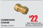 Compression Coupler 15mm