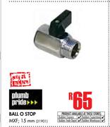 San Pride Ball O Stop MXF, 15mm