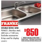 Franke Double Bowl Sink PLN621