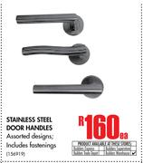 Stainless Steel Door Handles-Each