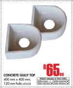 Concrete Gully Top (400mm x 400, 120mm Hole)-Each