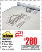Builders Undertile Membrane