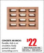 Concrete Air Bricks