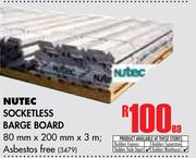 Nutec Socketless Barge Board-Each