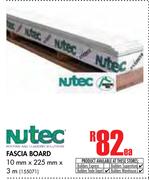 Nutec Fascia Board (10mm x 225mm x 3m)-Each